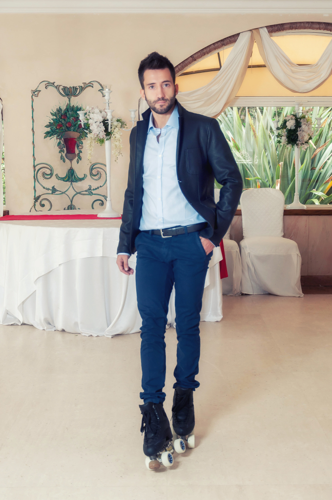 model: Alessandro Spigai photo: Giovanni Cingolani brand: Celluzzi uomo location: www.villailsogno.it